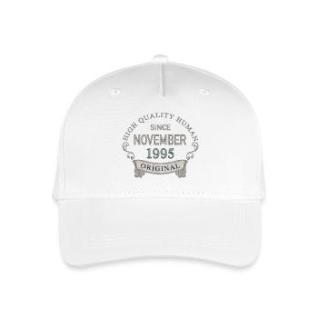 Since_November_1995 - Kinder Bio Basecap - Weiß - Vorne