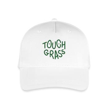 Touchez l’herbe - Casquette de baseball bio Enfant - blanc - Devant