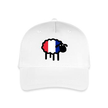 French sheep - Organic Kids’ Baseball Cap - white - Front
