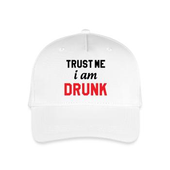Trust Me I'm Drunk - Alcohol - Organic Kids’ Baseball Cap - white - Front