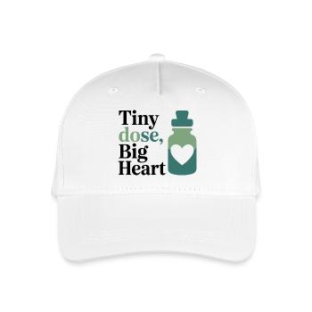 Homöopathie Tiny Dose Big Heart Professional Gear - Kinder Bio Basecap - Weiß - Vorne