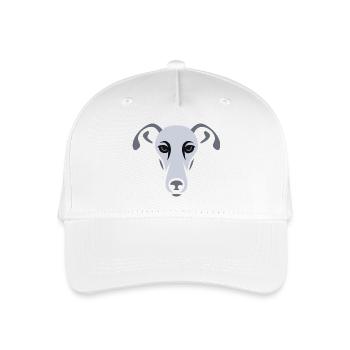 Windhund, Galgo - Kinder Bio Basecap - Weiß - Vorne