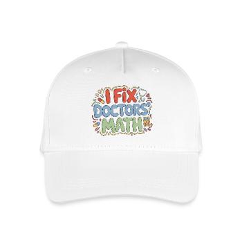 Hospital Pharmacist I Fix Doctors' Math Inpatient - Kinder Bio Basecap - Weiß - Vorne