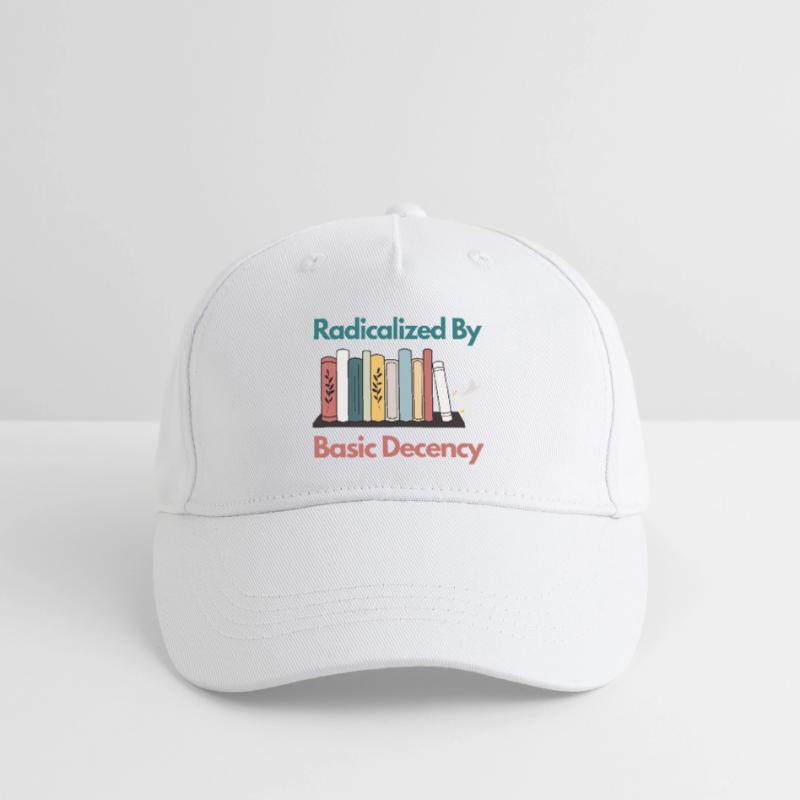 Radicalized By Basic Decency Funny Sarcastic  Organic Kids’ Baseball Cap