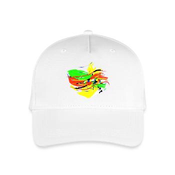Yoga Pose - Child Asana - Abstract - Organic Kids’ Baseball Cap - white - Front