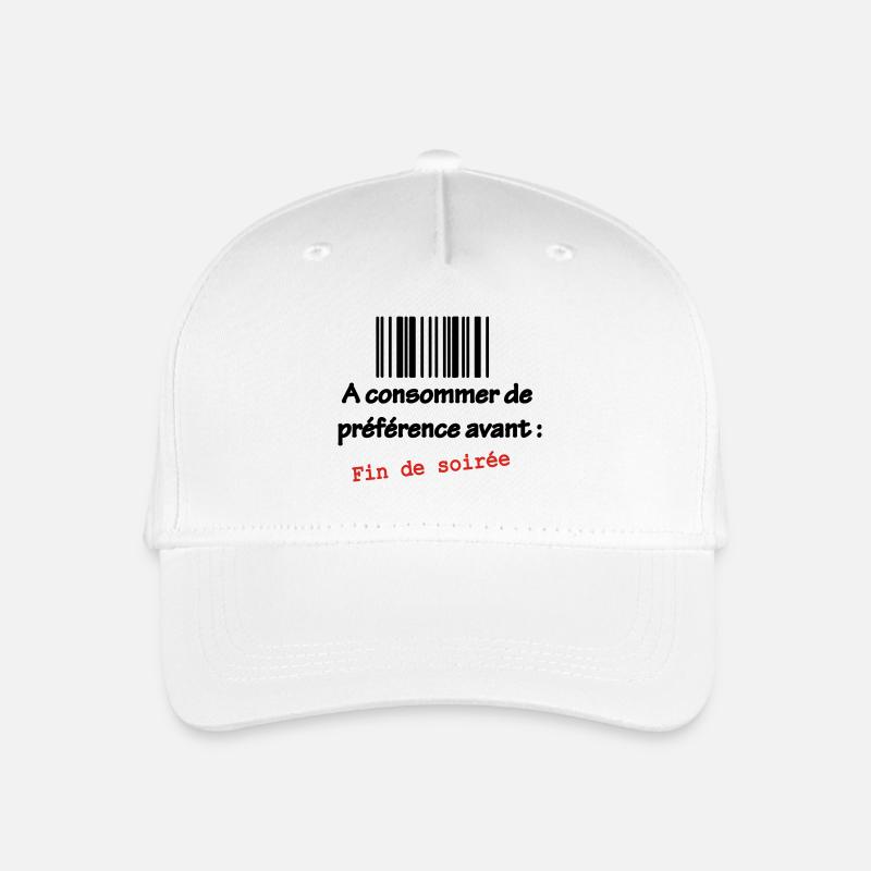 T-shirt Humour célibataire : A consommer - Casquette de baseball bio Enfant - blanc