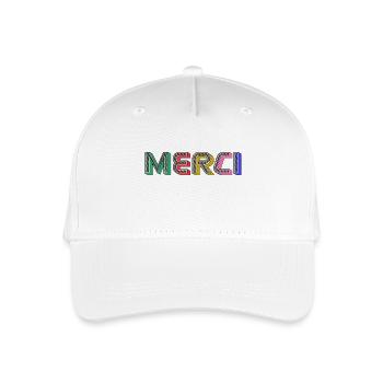 Vielen Dank - Kinder Bio Basecap - Weiß - Vorne