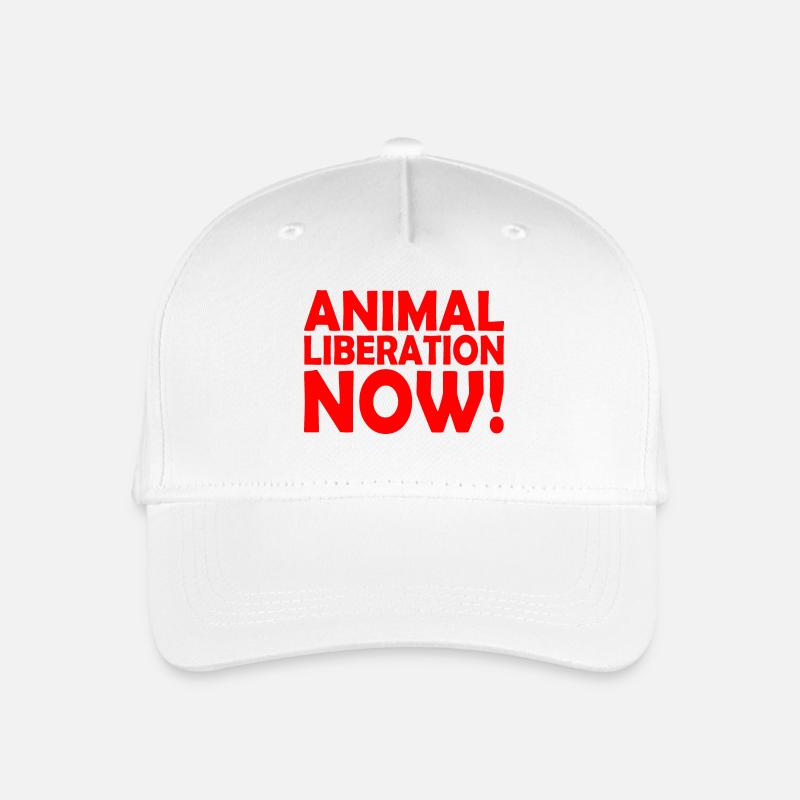 Animal liberation - Kinder Bio Basecap - Weiß
