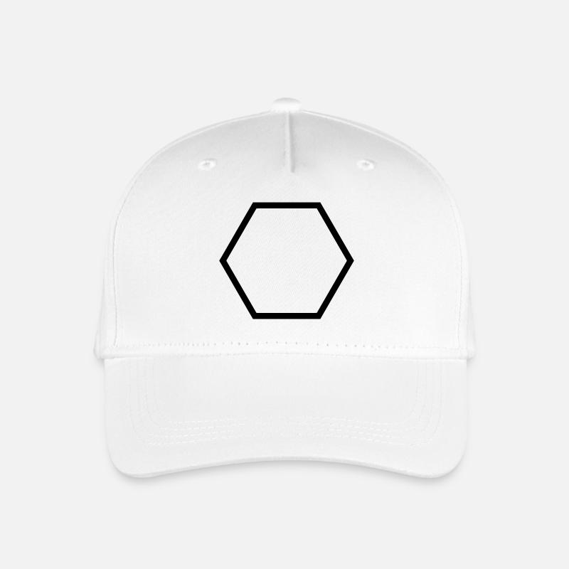 Polygon (customize) - Organic Kids’ Baseball Cap - white