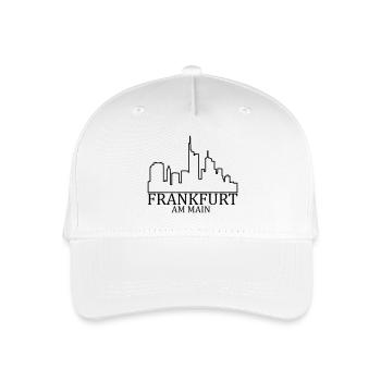 ffm_umriss_frankfurt - Casquette de baseball bio Enfant - blanc - Devant
