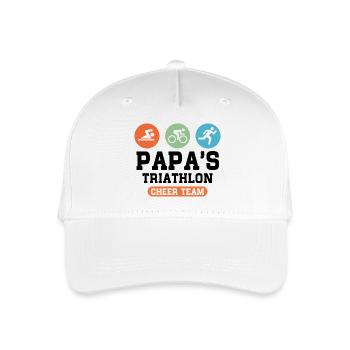 Triathlon Papa - Organic Kids’ Baseball Cap - white - Front