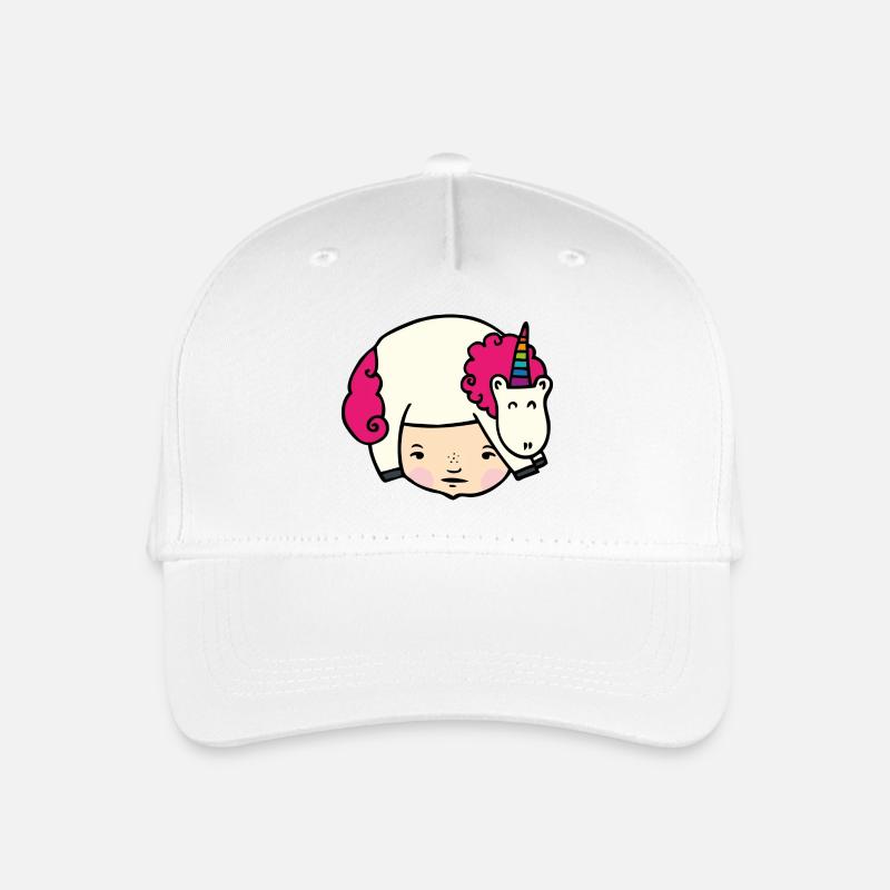 Einhornliebe - Kinder Bio Basecap - Weiß