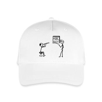 Augenarzt, Sehtest - Kinder Bio Basecap - Weiß - Vorne