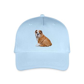 Bulldog - Casquette de baseball bio Enfant - bleu clair - Devant