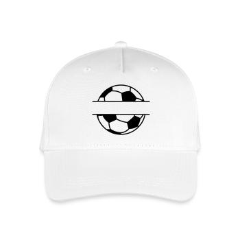Football name banner - Organic Kids’ Baseball Cap - white - Front