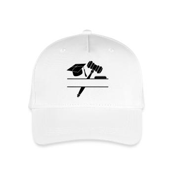 Monogramme juge avocat - Casquette de baseball bio Enfant - blanc - Devant
