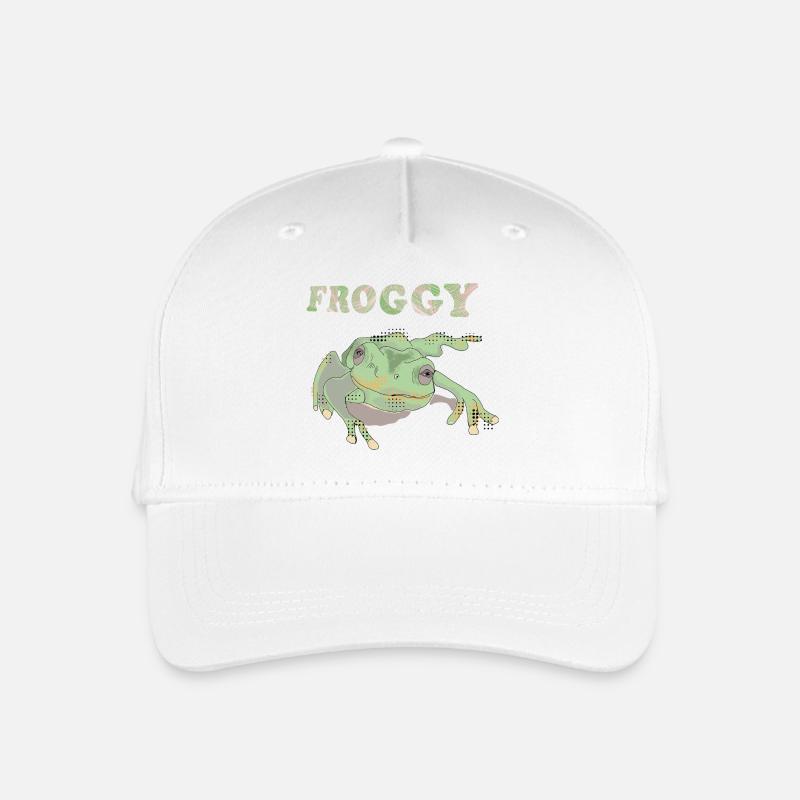 Froggie - Casquette de baseball bio Enfant - blanc