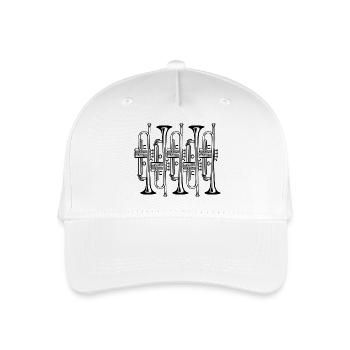 Croquis Trompette - Casquette de baseball bio Enfant - blanc - Devant