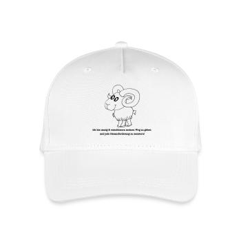 Sternzeichen Widder - Kinder Bio Basecap - Weiß - Vorne