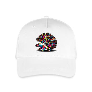 Igel - Kinder Bio Basecap - Weiß - Vorne