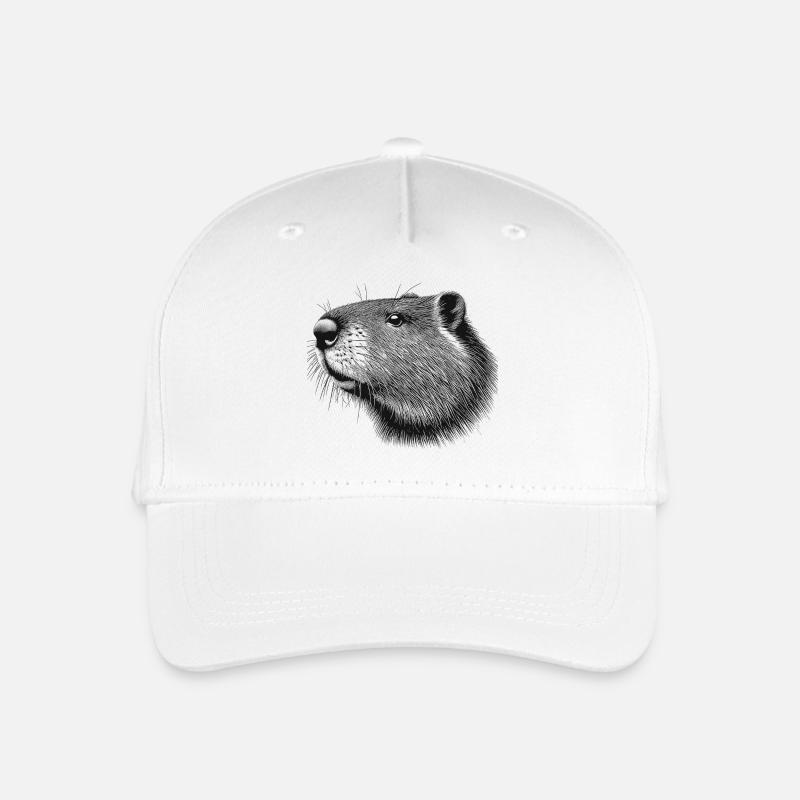 Biber - Kinder Bio Basecap - Weiß