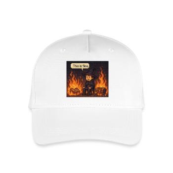 This Is Fine - Organic Kids’ Baseball Cap - white - Front