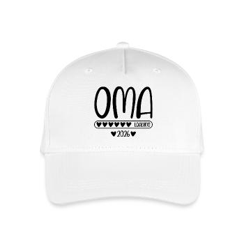 Oma 2026 loading - Kinder Bio Basecap - Weiß - Vorne