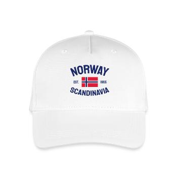 Norway - Norge - Norwegen - Scandinavia - 1905 - Kinder Bio Basecap - Weiß - Vorne