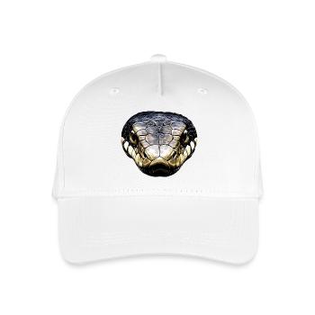 serpent, python, cobra, serpent à sonnettes, serpents - Casquette de baseball bio Enfant - blanc - Devant
