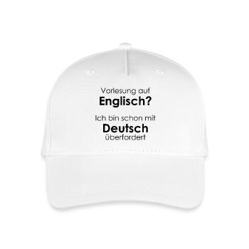 University Saying "Lecture on Eng" Gift, Students - Organic Kids’ Baseball Cap - white - Front