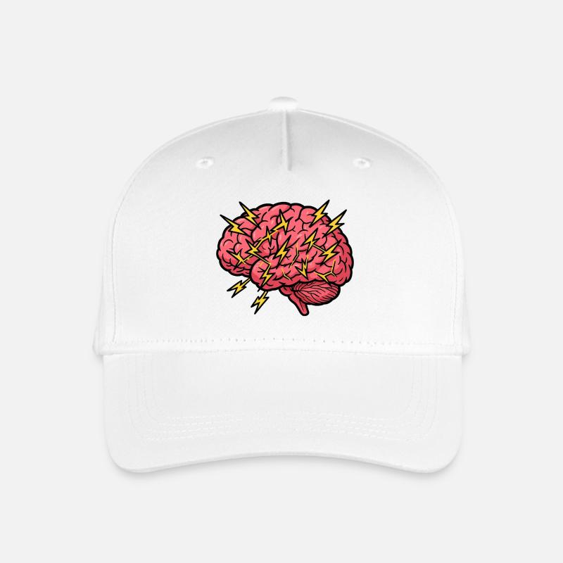 Blitzbrain Pop Art - Casquette de baseball bio Enfant - blanc