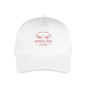 Soirée après ski ski soirée filles esthétique rose - Casquette de baseball bio Enfant - blanc - Devant