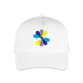 Vie facile, relax, fantasmes, mange, sommeil - Casquette de baseball bio Enfant - blanc - Devant