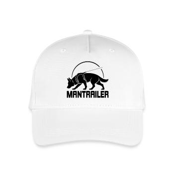 Deutscher Schäferhund MANTRAILER Suchhunde Hunde - Kinder Bio Basecap - Weiß - Vorne