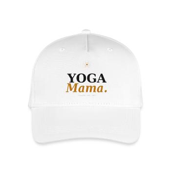 Yoga Mama Namaste - Kinder Bio Basecap - Weiß - Vorne
