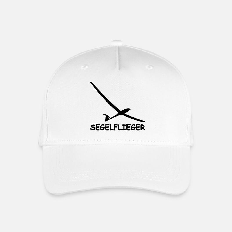 segelflieger - Kinder Bio Basecap - Weiß