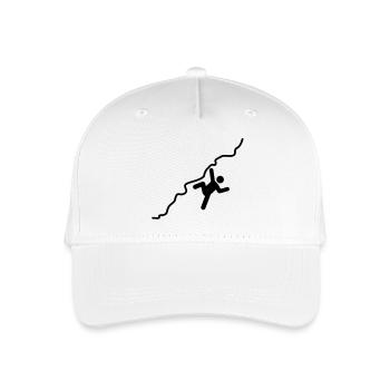 mountaineering - Organic Kids’ Baseball Cap - white - Front