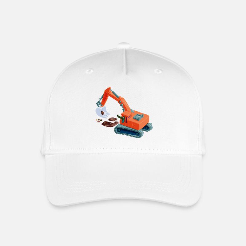 KrokoSchaufler - Kinder Bio Basecap - Weiß