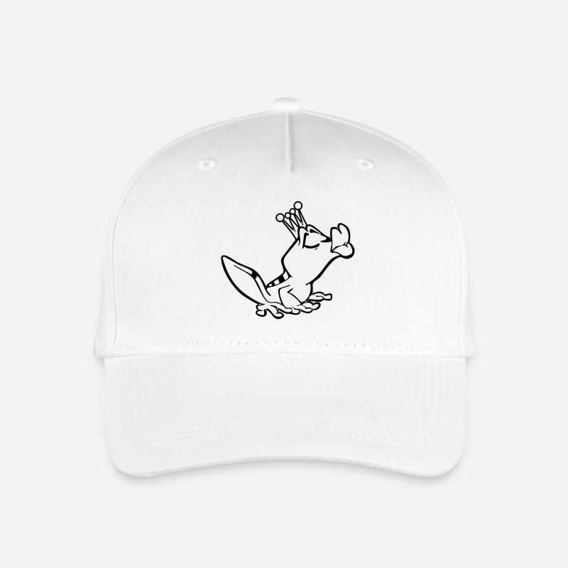 Froschkönig - Kinder Bio Basecap - Weiß
