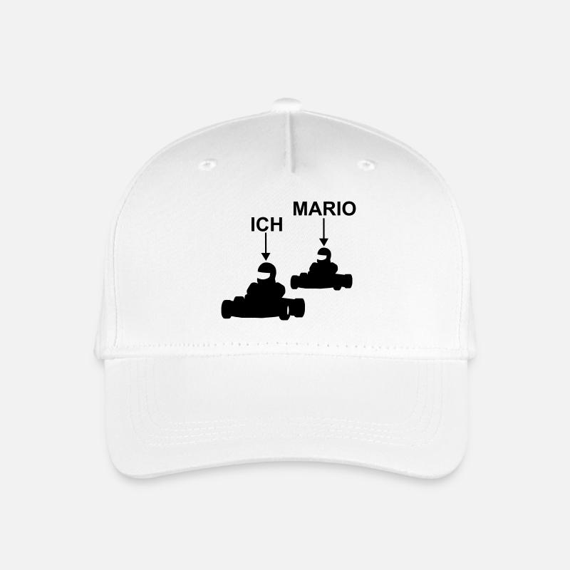 Je vais kart mario - Casquette de baseball bio Enfant - blanc