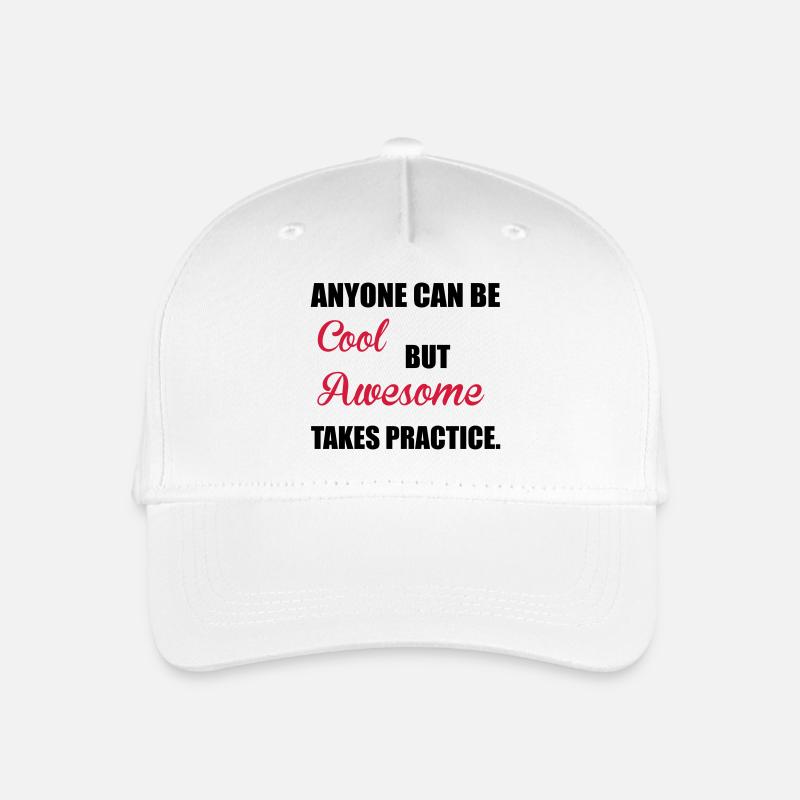 Awesome - Organic Kids’ Baseball Cap - white