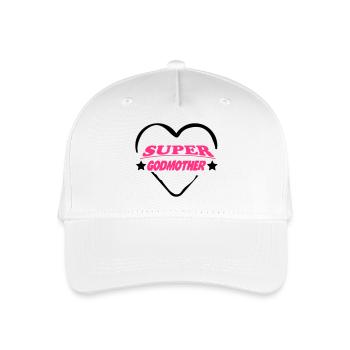 Super godmother 111 - Kinder Bio Basecap - Weiß - Vorne