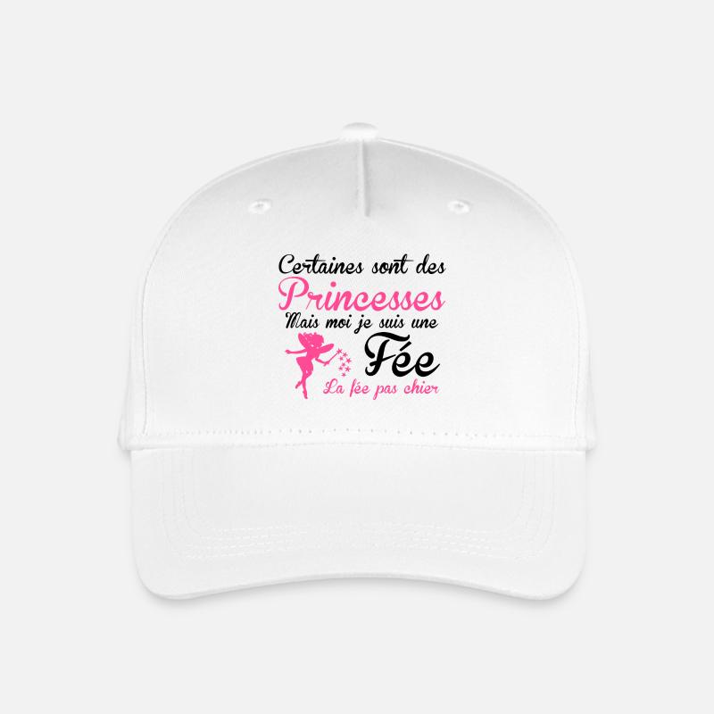 la fée pas chier - Casquette de baseball bio Enfant - blanc