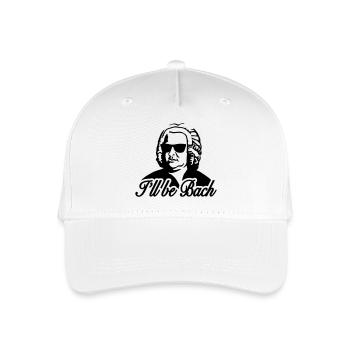 I'll be bach 2b - Kinder Bio Basecap - Weiß - Vorne