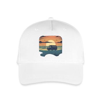 Camper - Organic Kids’ Baseball Cap - white - Front