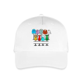 Clothing store women and men - Organic Kids’ Baseball Cap - white - Front