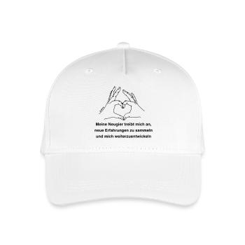 Sternzeichen Zwilling - Kinder Bio Basecap - Weiß - Vorne