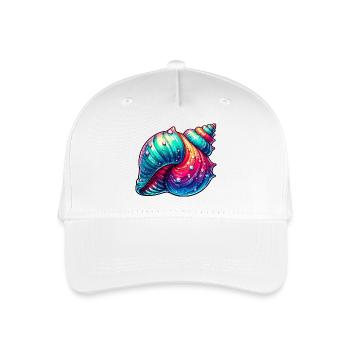 Muschel - Kinder Bio Basecap - Weiß - Vorne