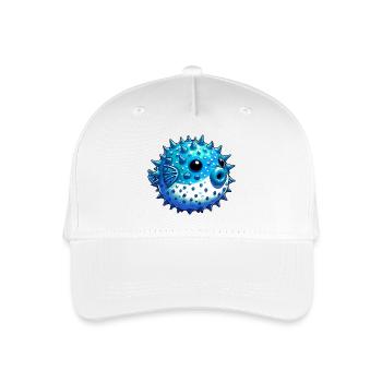 Kugelfisch - Kinder Bio Basecap - Weiß - Vorne