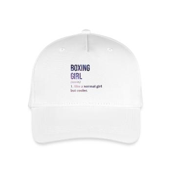 Boxing - Organic Kids’ Baseball Cap - white - Front